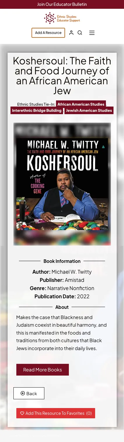 es resources book koshersoul faith food journey african mobile