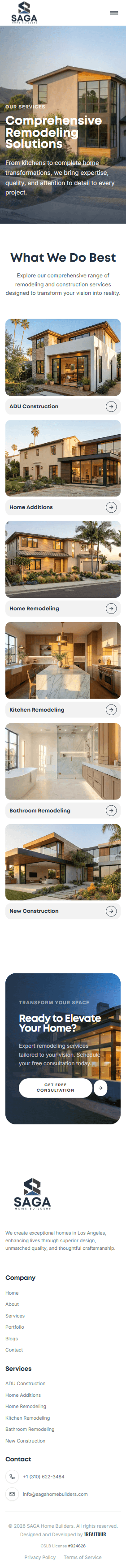 saga home mobile