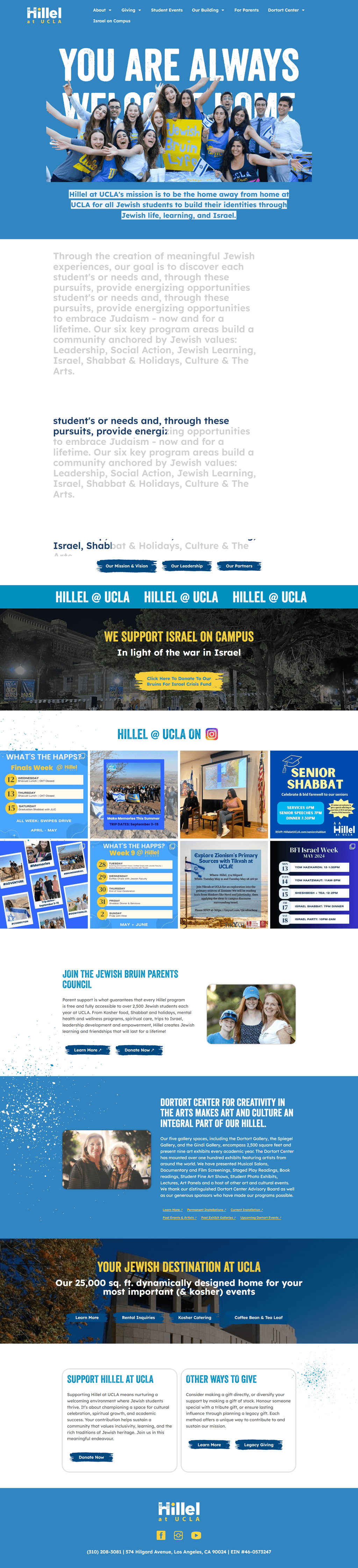 screencapture uclahillel top 2024 07 05 20 31 54