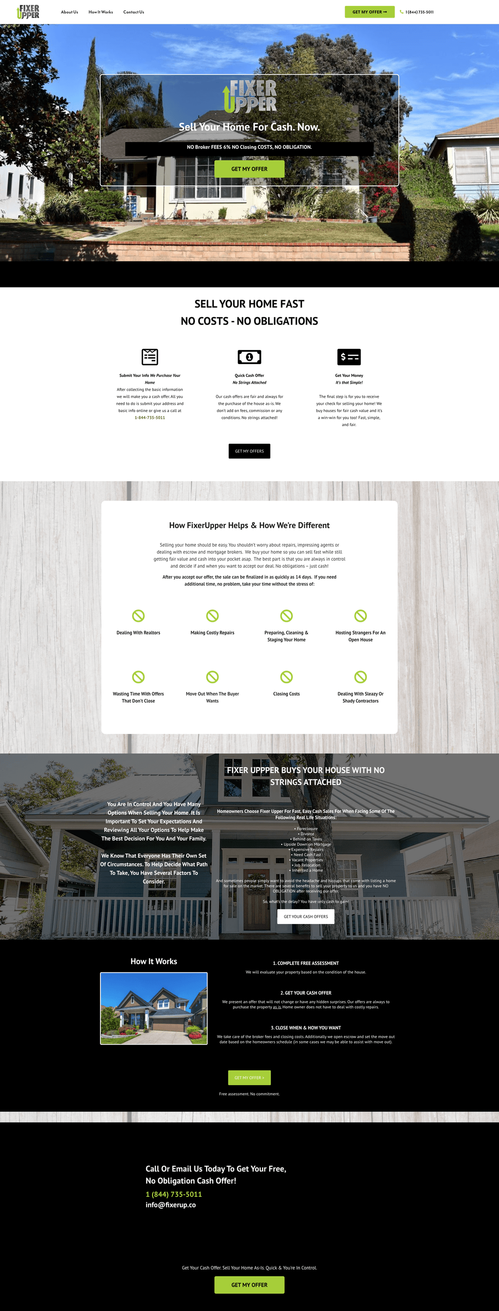 sellyourhomefast home desktop