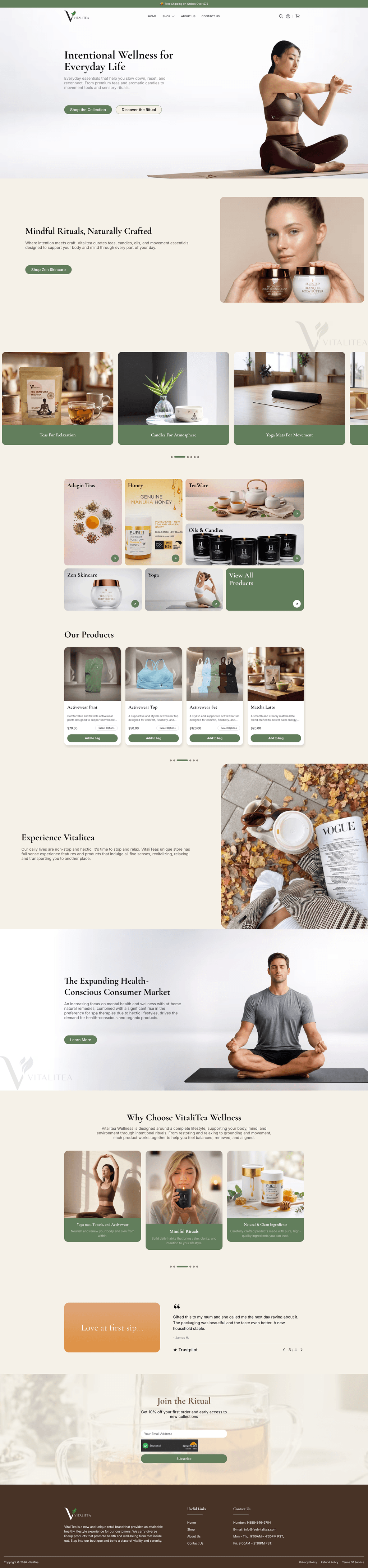 vitalitea home desktop