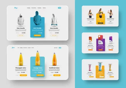 10 best website layout ideas cards layout