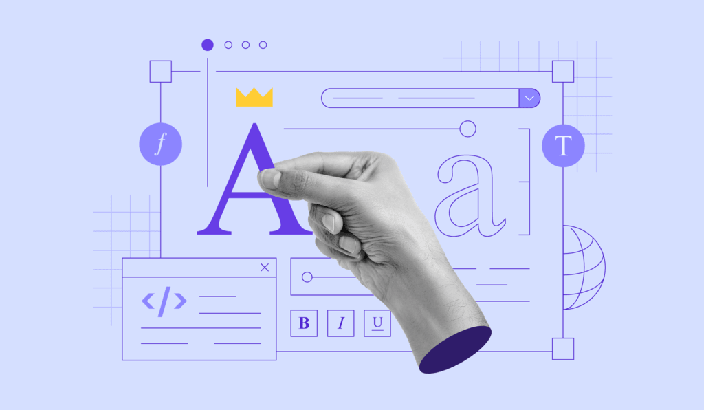 how to design a website web fonts and colors