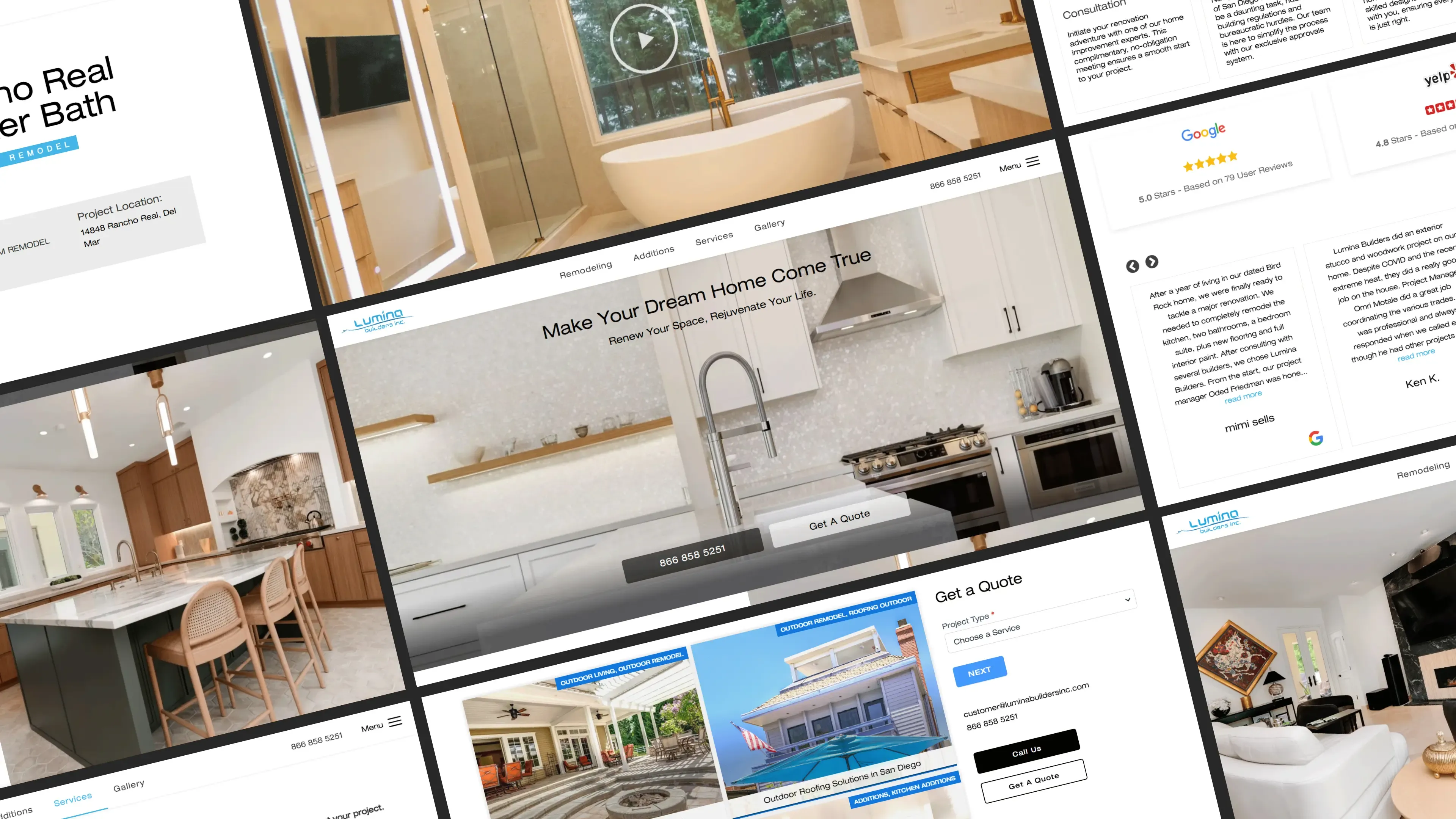 lumina Buildres Website animation Thumbnail