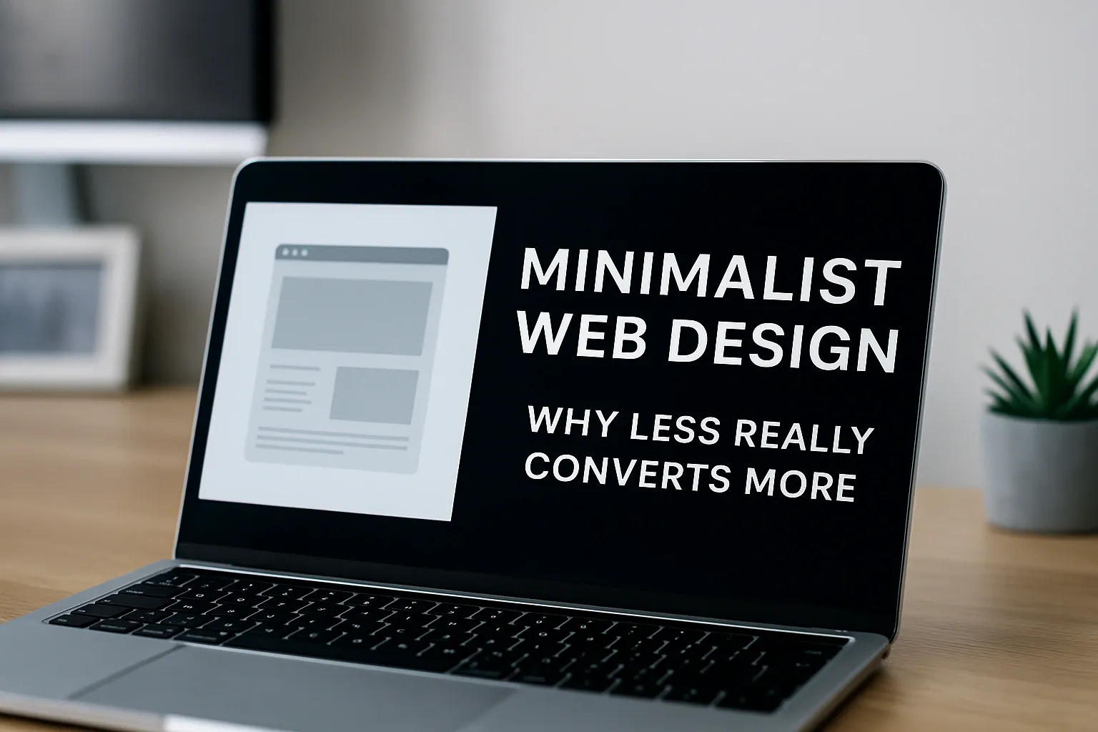 Minimalist Web Design: Why Less Really Converts More