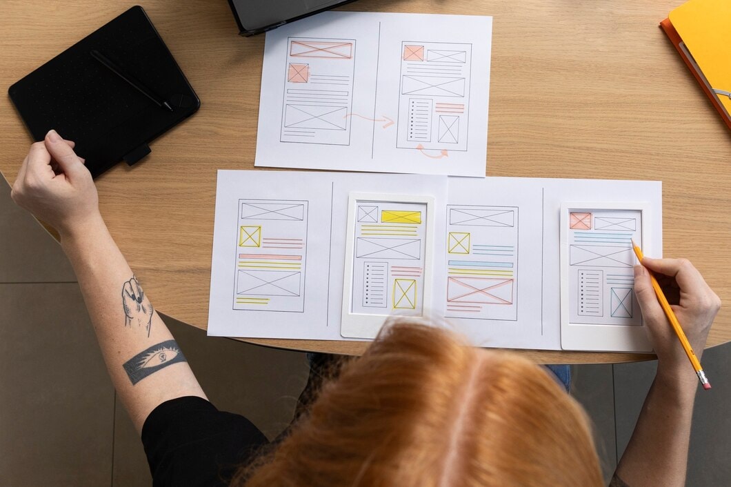 what are the types of web design aligning design choices
