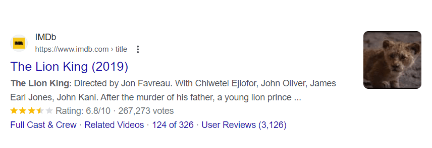 whats the difference between a rich snippets and a featured snippets image