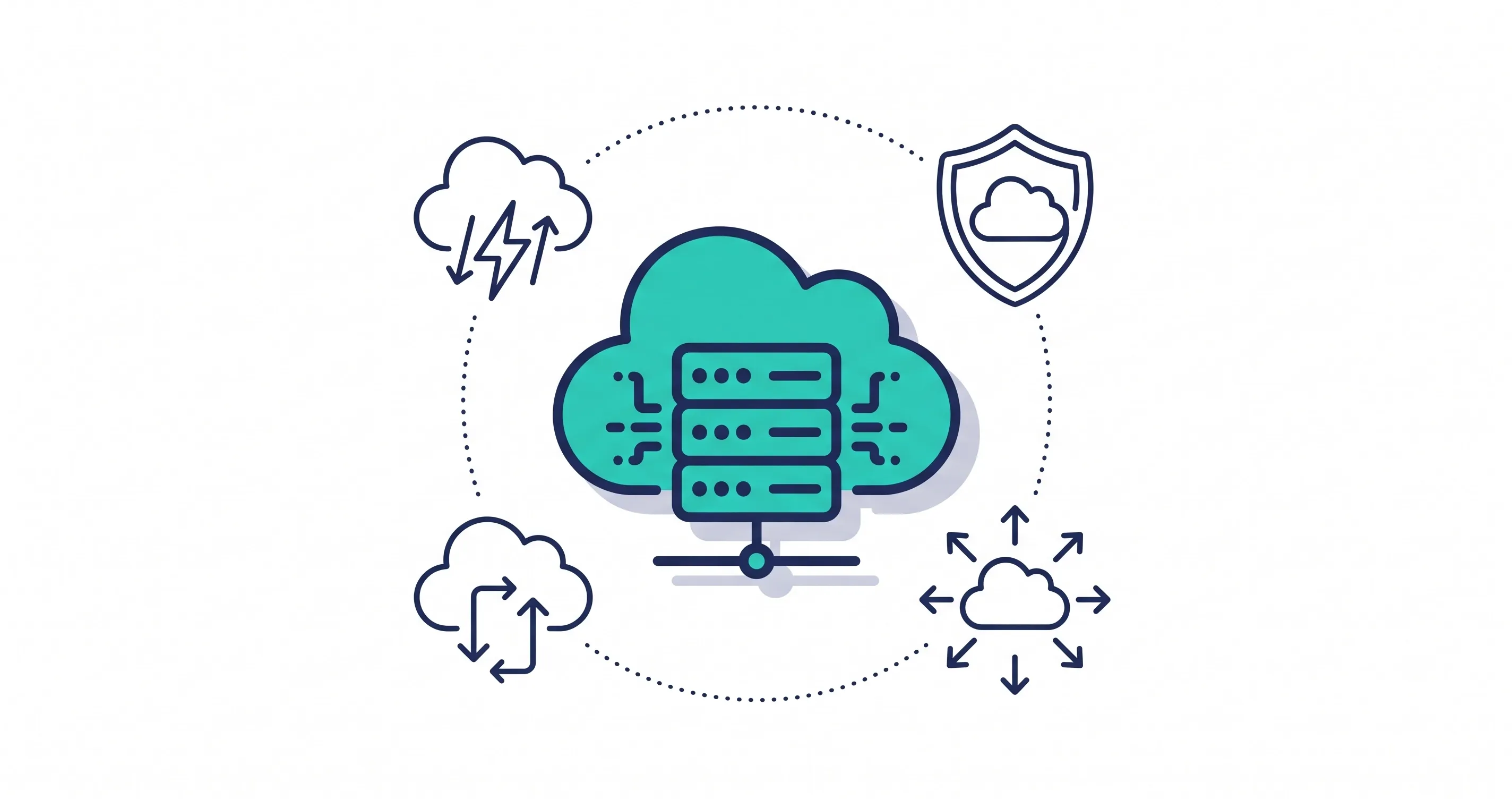 Cloud hosting with scalability and security features