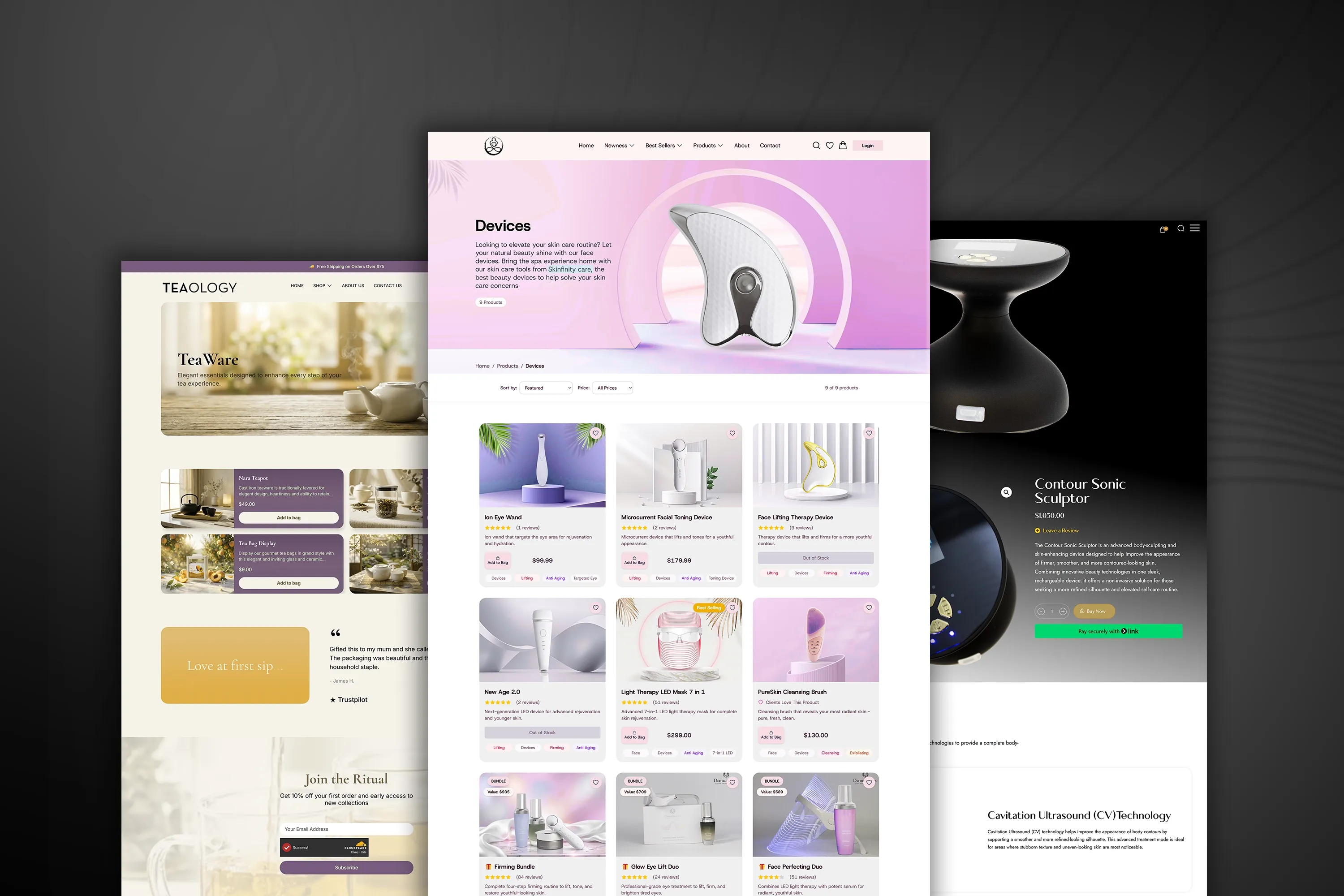 e commerce mockup