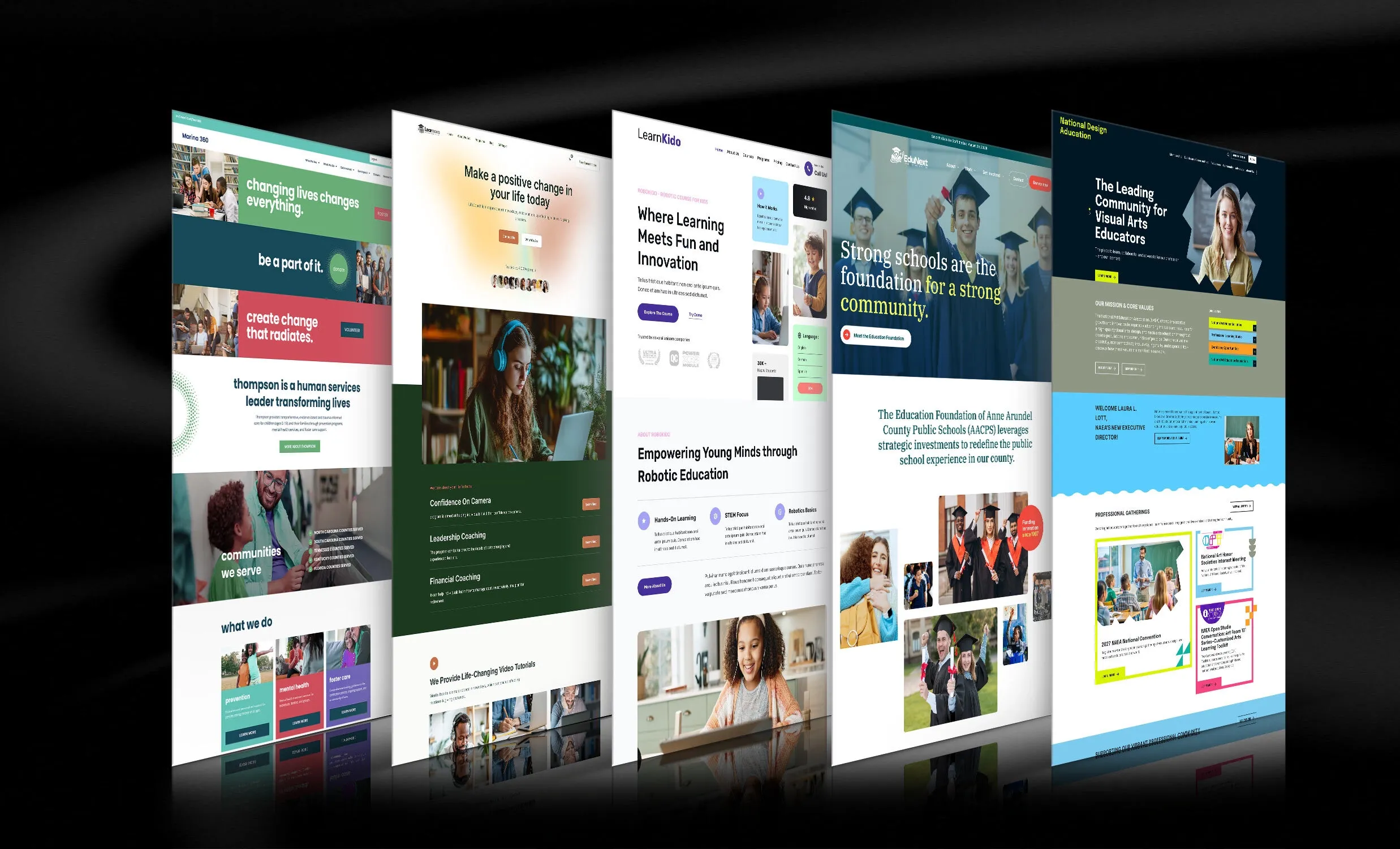 education e learning mockup