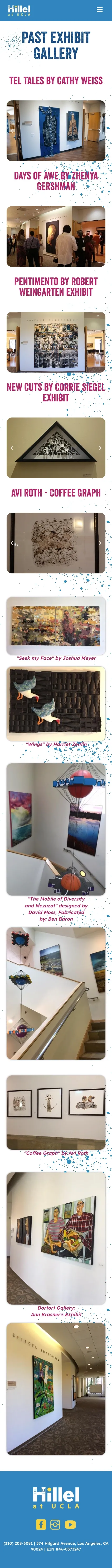 hillel at ucla dortort center gallery mobile