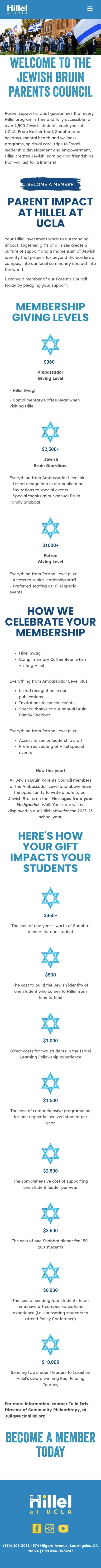 hillel at ucla parents mobile