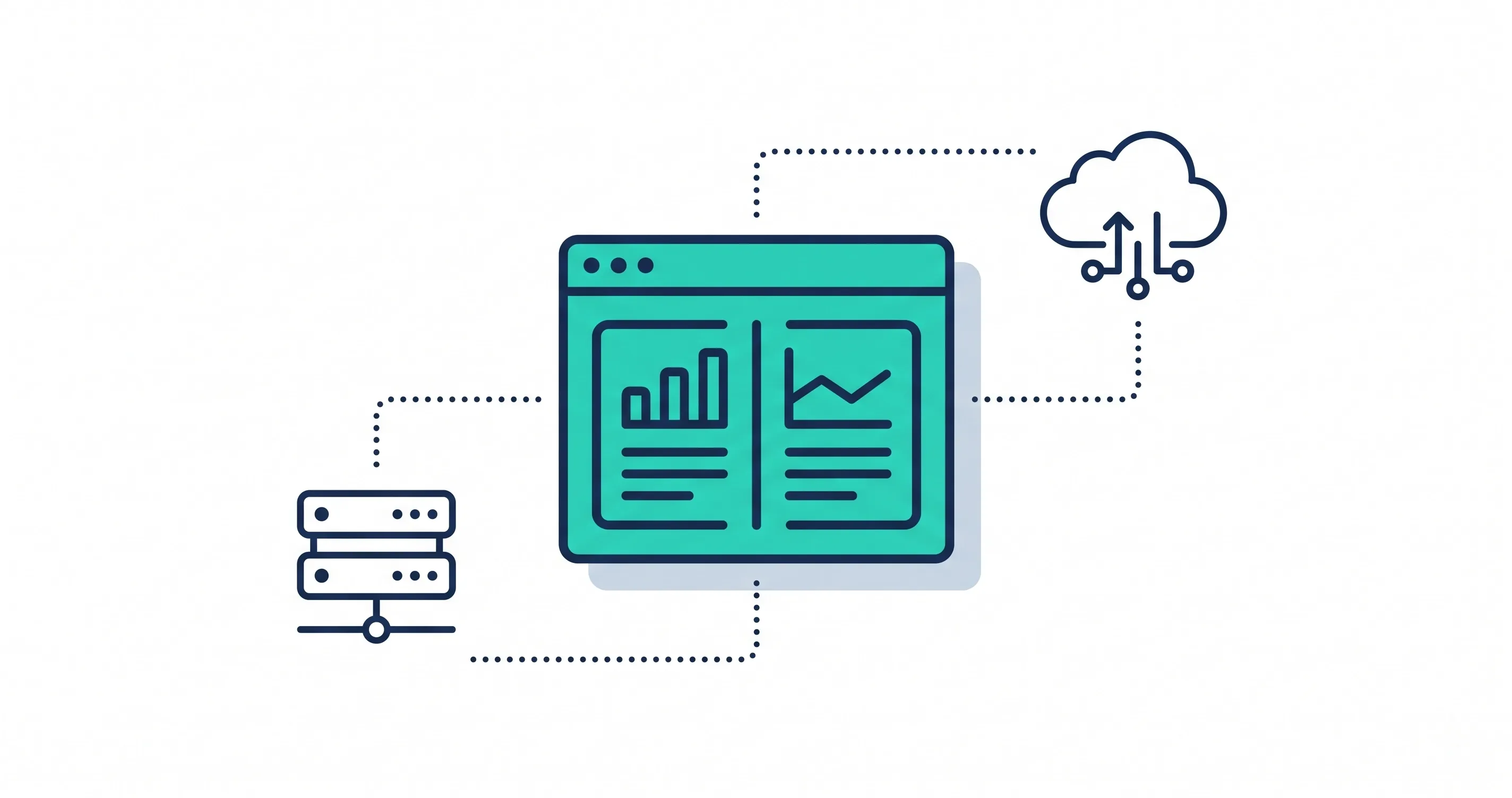 Traditional hosting server compared with cloud hosting